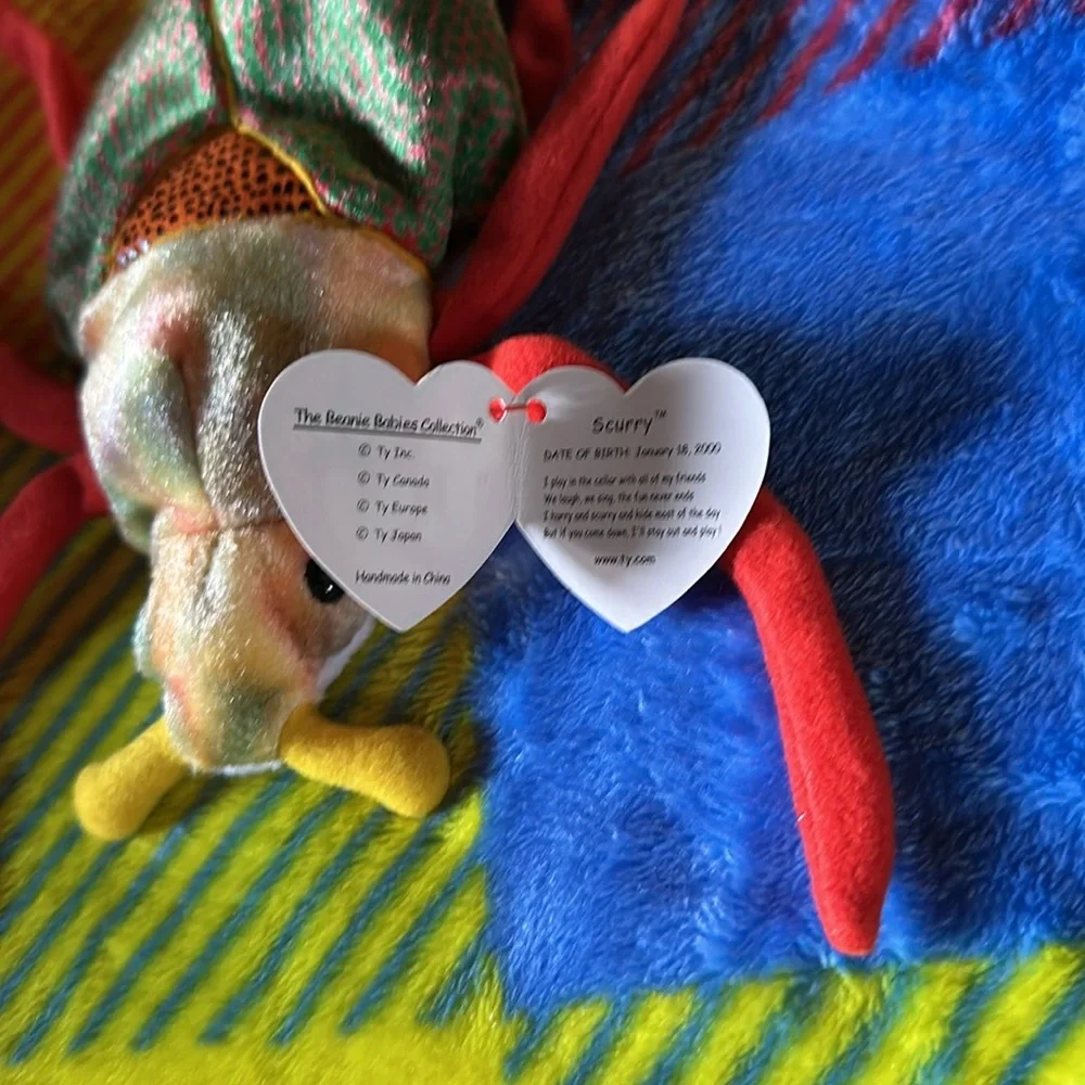 Ty 2000 Scurry the Beetle Beanie Baby